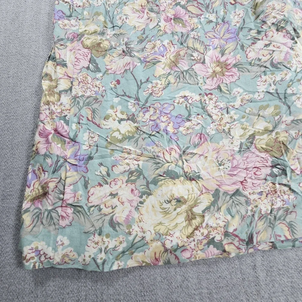 Vintage Agenda USA Women's Floral Midi  Romantic Pocket Skirt Size‎ 8